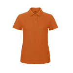 Polo pour femme en coton piqué à manches courtes 180 g/m² B&C couleur orange