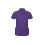 Polo pour femme en coton piqué à manches courtes 180 g/m² B&C couleur violet