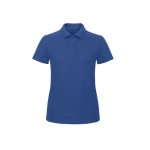 Polo pour femme en coton piqué à manches courtes 180 g/m² B&C couleur bleu roi