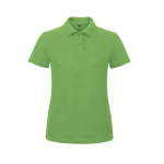 Polo pour femme en coton piqué à manches courtes 180 g/m² B&C couleur vert clair