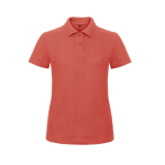 Polo pour femme en coton piqué à manches courtes 180 g/m² B&C couleur corail