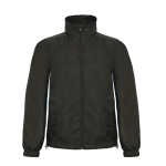 Veste en polyester pour homme coupe-vent et imperméable B&C couleur noir vue 11