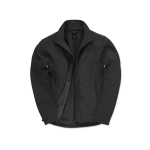 Veste softshell stretch pour homme en polyester 300 g/m² B&C couleur noir vue 11