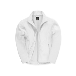 Veste softshell stretch pour homme en polyester 300 g/m² B&C couleur blanc