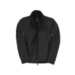 Veste softshell stretch pour femme en polyester 300 g/m² B&C couleur noir vue 11