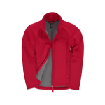 Veste softshell stretch pour femme en polyester 300 g/m² B&C couleur rouge