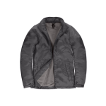 Veste en polyester pour femme imperméable et coupe-vent B&C couleur gris foncé