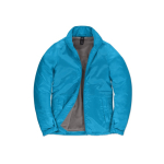 Veste en polyester pour femme imperméable et coupe-vent B&C couleur bleu lagon