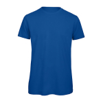 T-shirt pour homme en coton biologique à manches courtes 140 g/m² B&C couleur bleu roi