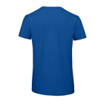 T-shirt pour homme en coton biologique à manches courtes 140 g/m² B&C couleur bleu roi