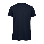 T-shirt pour homme en coton biologique à manches courtes 140 g/m² B&C couleur bleu marine