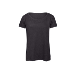 T-shirt pour femme en polyester et coton 130 g/m² B&C couleur gris chiné