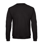 Sweat-shirt en coton et polyester à col rond 270 g/m2 B&C couleur noir vue 11