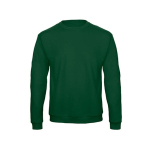 Sweat-shirt en coton et polyester à col rond 270 g/m2 B&C couleur vert foncé
