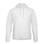Sweat-shirt pour homme avec poche kangourou et capuche 270 g/m² B&C couleur blanc