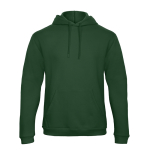 Sweat-shirt pour homme avec poche kangourou et capuche 270 g/m² B&C couleur vert foncé