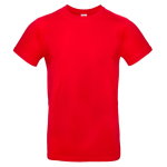 T-shirt pour homme en coton à manches courtes 185 g/m² B&C couleur rouge