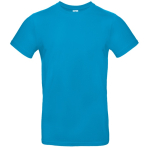 T-shirt pour homme en coton à manches courtes 185 g/m² B&C couleur bleu lagon