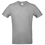 T-shirt pour homme en coton à manches courtes 185 g/m² B&C couleur gris chiné