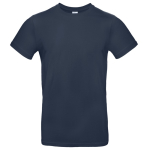 T-shirt pour homme en coton à manches courtes 185 g/m² B&C couleur bleu marine