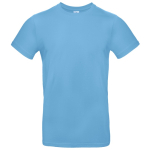 T-shirt pour homme en coton à manches courtes 185 g/m² B&C couleur bleu ciel