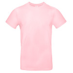 T-shirt pour homme en coton à manches courtes 185 g/m² B&C couleur rose pastel