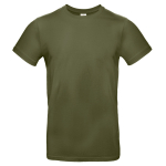 T-shirt pour homme en coton à manches courtes 185 g/m² B&C couleur vert olive