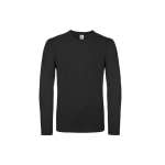 T-shirt pour homme à manches longues en coton 145 g/m² B&C couleur noir vue 11