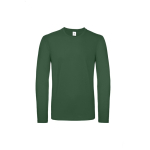 T-shirt pour homme à manches longues en coton 145 g/m² B&C couleur vert foncé