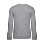 Sweat-shirt pour femme à manches longues en coton 280 g/m² B&C couleur gris clair