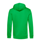 Sweat moderne en coton biologique avec capuche 280 g/m² B&C couleur vert pomme vue détaillée 2