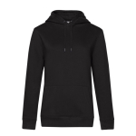 Sweat-shirt pour femme en coton et polyester recyclé 280 g/m² B&C couleur noir