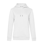 Sweat-shirt pour femme en coton et polyester recyclé 280 g/m² B&C couleur blanc