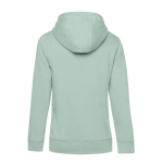 Sweat-shirt pour femme en coton et polyester recyclé 280 g/m² B&C couleur vert menthe