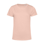 T-shirt pour femme en coton biologique à manches courtes 150 g/m² B&C couleur rose pastel