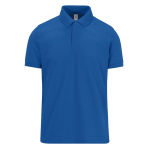 Polo classique unisexe en coton à manches courtes 180 g/m² B&C couleur bleu roi
