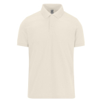 Polo classique unisexe en coton à manches courtes 180 g/m² B&C couleur blanc cassé