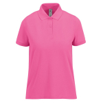 Polo classique pour femme en coton à manches courtes 180 g/m² B&C couleur rose