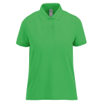 Polo classique pour femme en coton à manches courtes 180 g/m² B&C couleur vert pomme