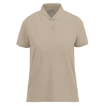 Polo classique pour femme en coton à manches courtes 180 g/m² B&C couleur sable