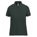 Polo classique pour femme en coton à manches courtes 180 g/m² B&C couleur vert forêt