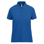 Polo classique pour femme en coton à manches courtes 180 g/m² B&C couleur bleu roi