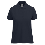 Polo classique pour femme en coton à manches courtes 180 g/m² B&C couleur bleu foncé