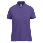 Polo classique pour femme en coton à manches courtes 180 g/m² B&C couleur mauve