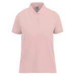 Polo classique pour femme en coton à manches courtes 180 g/m² B&C couleur rose pastel