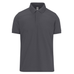 Polo basique unisexe en coton à manches courtes 210 g/m² B&C couleur gris foncé