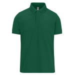 Polo basique unisexe en coton à manches courtes 210 g/m² B&C couleur vert bouteille
