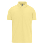 Polo basique unisexe en coton à manches courtes 210 g/m² B&C couleur jaune clair