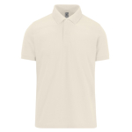 Polo basique unisexe en coton à manches courtes 210 g/m² B&C couleur blanc cassé