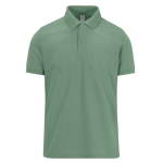 Polo basique unisexe en coton à manches courtes 210 g/m² B&C couleur vert olive